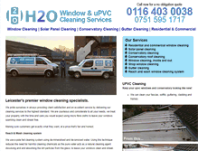 Tablet Screenshot of h2o-clean.co.uk